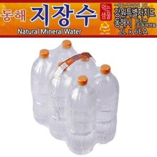 동해몰,동해지장수 2리터 1팩(6병)